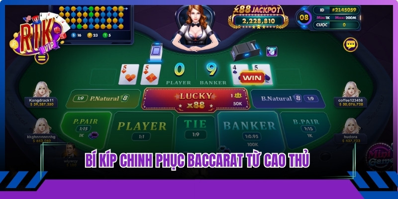 Bí kíp chinh phục Baccarat từ cao thủ là soi cầu bệt, cầu nghiêng