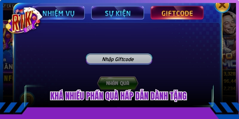 Khá nhiều phần quà hấp dẫn dành tặng sau đăng nhập hoàn tất
